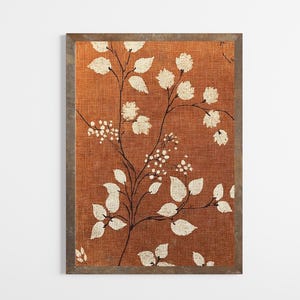 Autumn Botanical | Fall Tapestry Wall Art | Vintage Traditional Wall Art | Antique Fall PRINTABLE | Downloadable Art | E658