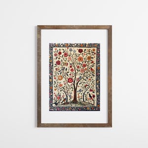 Textile Wall Art | Vintage Print | Light Academia Decor | Tapestry Wall ARt | Printable Room Decor | Printable Wall Art | E54