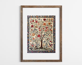Textile Wall Art | Vintage Print | Light Academia Decor | Tapestry Wall ARt | Printable Room Decor | Printable Wall Art | E54