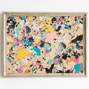 Quadro astratto contemporaneo/Pittura astratta moderna colorata/Stampa artistica espressionista/Arte stampabile/Stampa scaricabile/STAMPABILE/E616