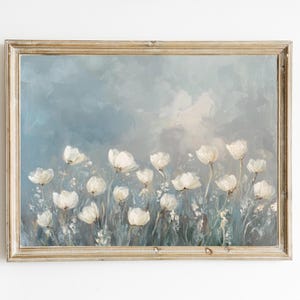 Vintage Summer Flowers Painting | Summer Wall Art | French Country Farmhouse Wall Art | Cottagecore Wall Art | PRINTABLE | E161