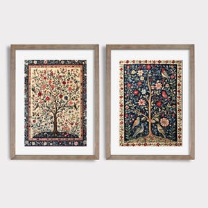 Textile Wall Art SET | Light Academia Decor | Vintage Prints | Tapestry Wall Art SET | PRINTABLE Wall Art | Light Academia Room Decor | E59
