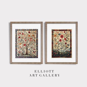 Textile Wall Art SET | Light Academia Decor | Vintage Prints | Tapestry Wall Art SET | PRINTABLE Wall Art | Light Academia Room Decor | E56