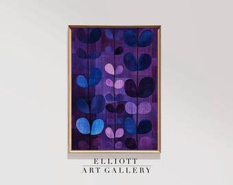 Abstract Floral Botanical | Boho Botanical Print | Vintage Folk Art Decor | Aesthetic Floral Decor | Timeless Modern Decor | DIGITAL | E896