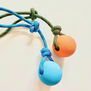 Highland Tug | Rope Dog Toy, Ball Toy, Fetch Toy, Rope Tug, Training Reward, Dog Toy, Custom