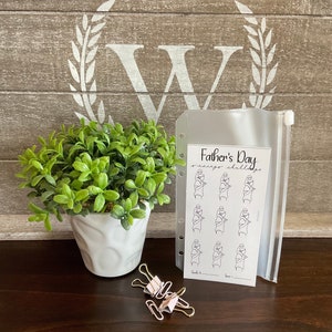 A6 Size Father&#39;s Day Savings Challenge|INSTANT DOWNLOAD|Sinking Funds|Printable Savings Challenge|Budget Binder