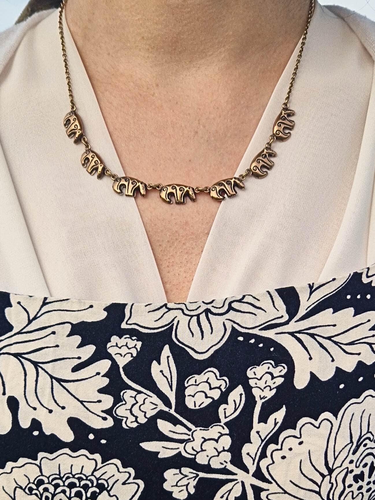 Collier Vintage 1966 Kalevala Koru – Design Finlandais En Bronze – L72 Cm