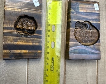 Tiger Eye Slab - Animal Carving