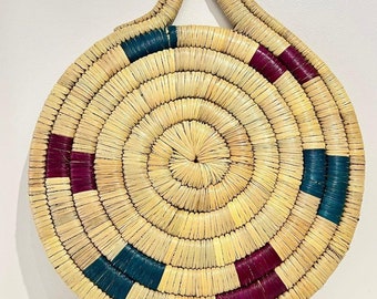 Dessous de plats en feuilles de palmier tressé à la main | artisanat marocain | art de la table | art berbère