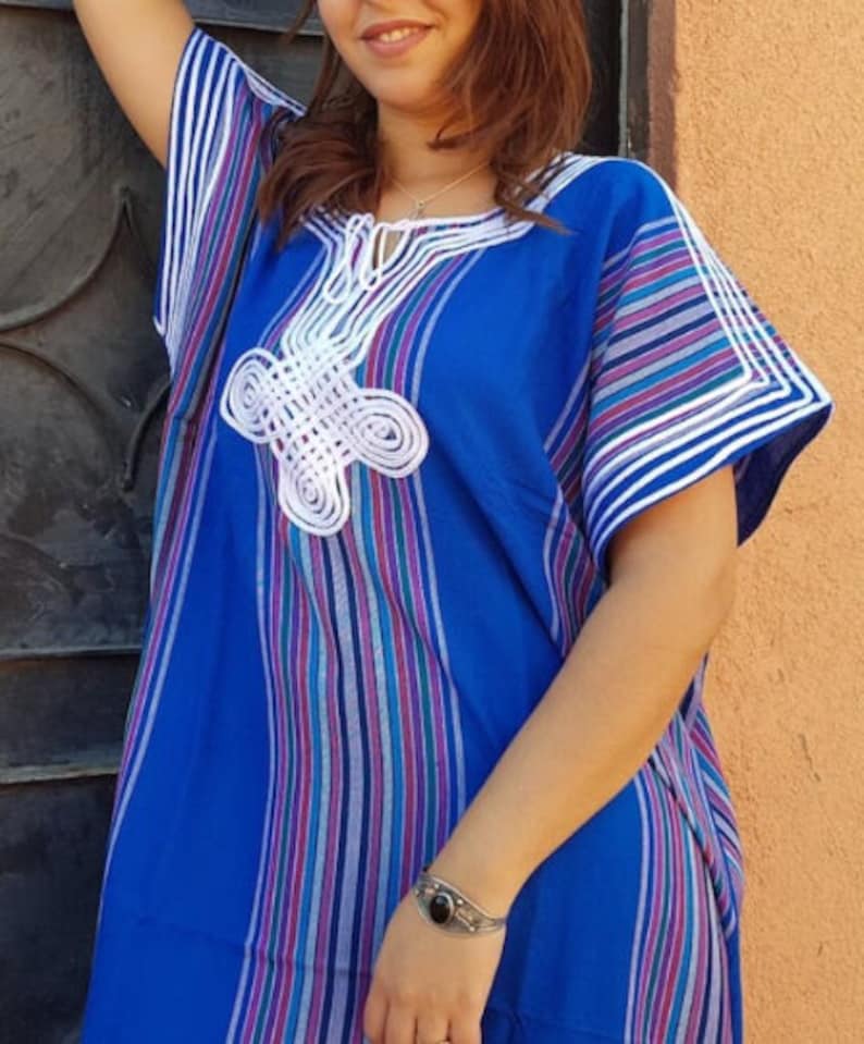 Gandoura marocaine taille standard Abaya vêtement pour femme gift for mother image 10