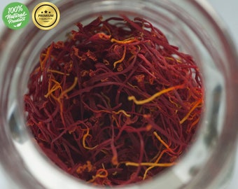 Saffron | 1 grams Organic Moroccan Saffron (Taliouine) Certified Premium Quality | Safran Bio du Maroc