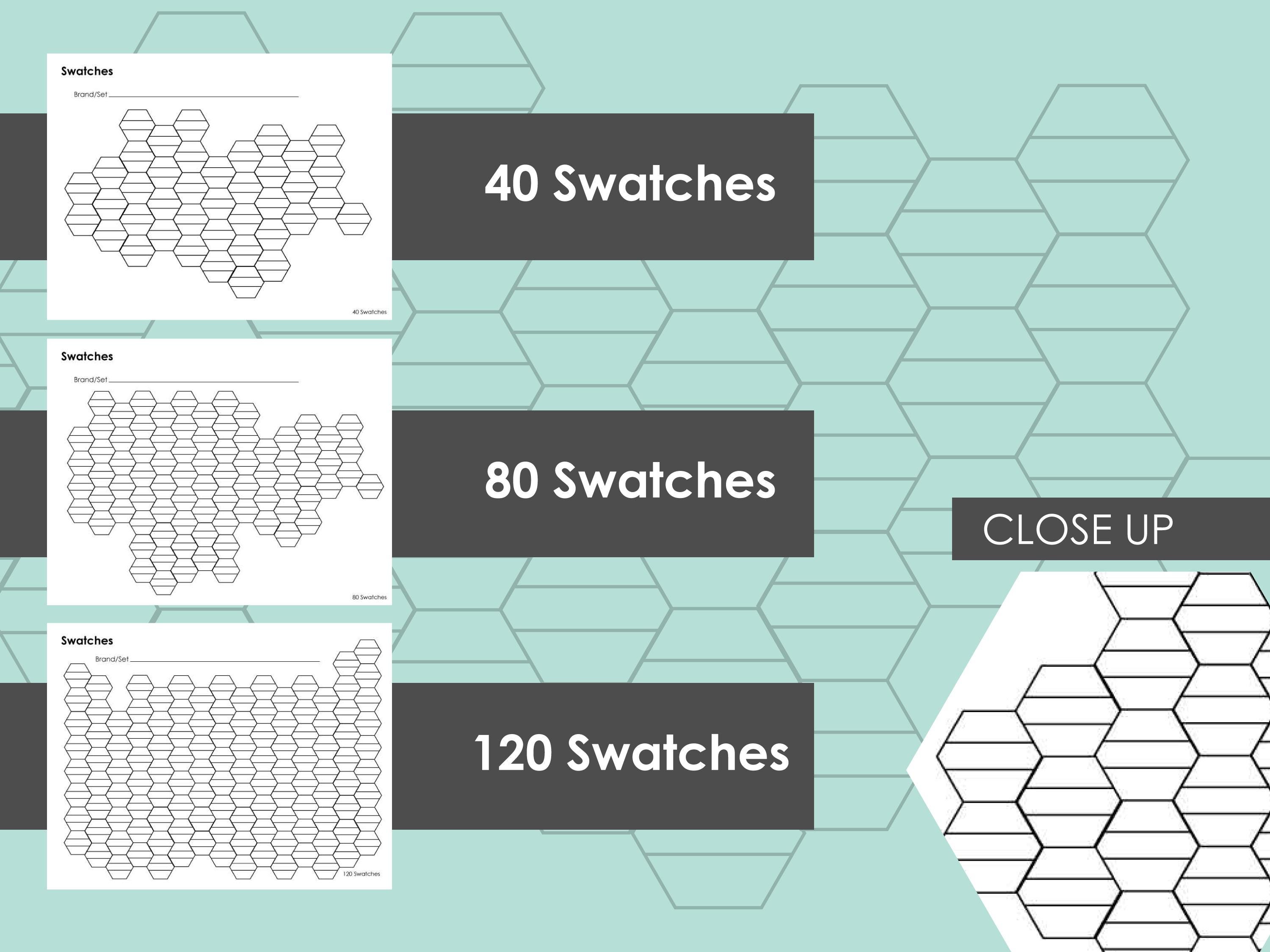 Color Swatch Chart Blank Color Chart Printable Color Swatch Template