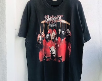 Vintage The Slipknot Band T-shirt, Slipknot 90s Records Rock T-shirt for men, Vintage 90s Rock Band shirt, Vintage 90s Slipknot T-shirt