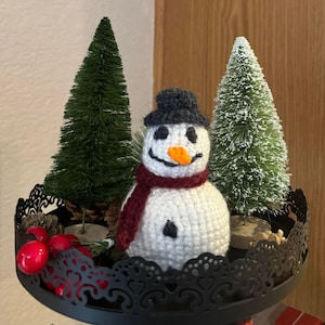 Crocheted Snowman
