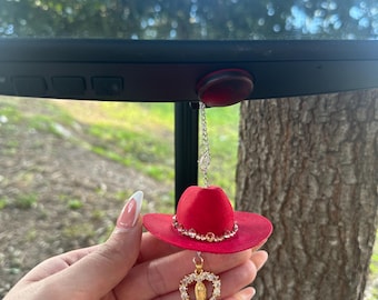 Love & Mercy - Virgin Mary Charm- western car charm -rearview mirror decor