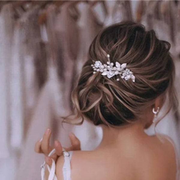 Boho Vintage Wedding Hair Accessory,Rhinestone Bridal Bridesmaid crystal Hair Vines Silver, Rose Gold, Gold, gift for her