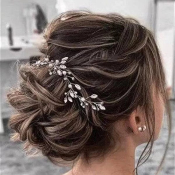 Crystal Hair Jewellery, Bridal Hair Vine, Crystal Tiara Bridal, Bridesmaid Hair Accessory, Boho Vintage Wedding Hair Accessory, gift for her