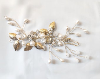 Rhinestone novia dama de honor cristal pelo vides plata, oro rosa, oro, boho vintage accesorio para el cabello de la boda, regalo para ella