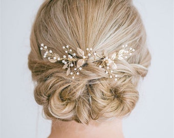 pearl hair comb,Bridal Hair Vine,Wedding Hair Vine,Delicate Wedding Bridal Hairpiece,Boho Vintage Wedding Hair Accessory,gift for her