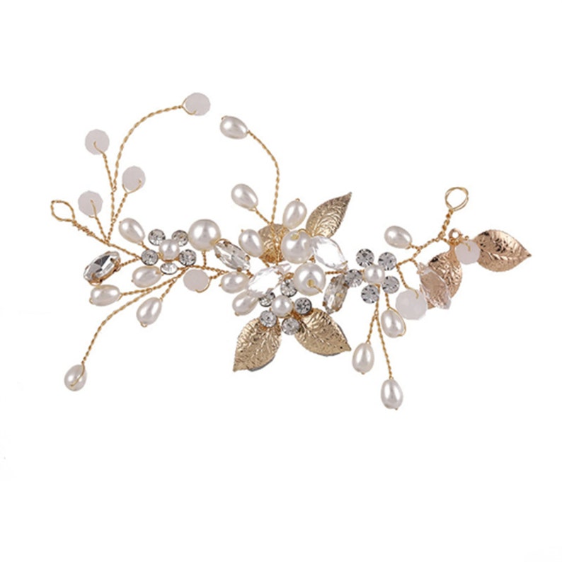 Strass nuziale damigella d'onore cristallo capelli viti argento, oro rosa, oro, accessorio per capelli da sposa vintage Boho, regalo per lei gold