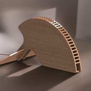 Laser Cut USB Holder Stand with 32 Slots Vector 3mm SVG, DXF
