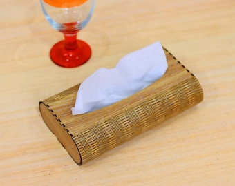 Laser Cut Wood Tissue Box 3mm CDR, DXF, SVG, Pdf, ai files
