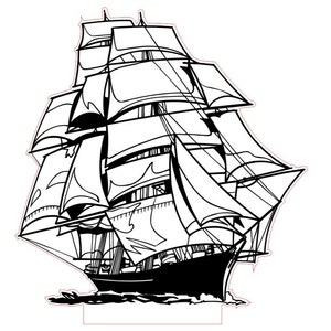 Ship 3D LED Night Light