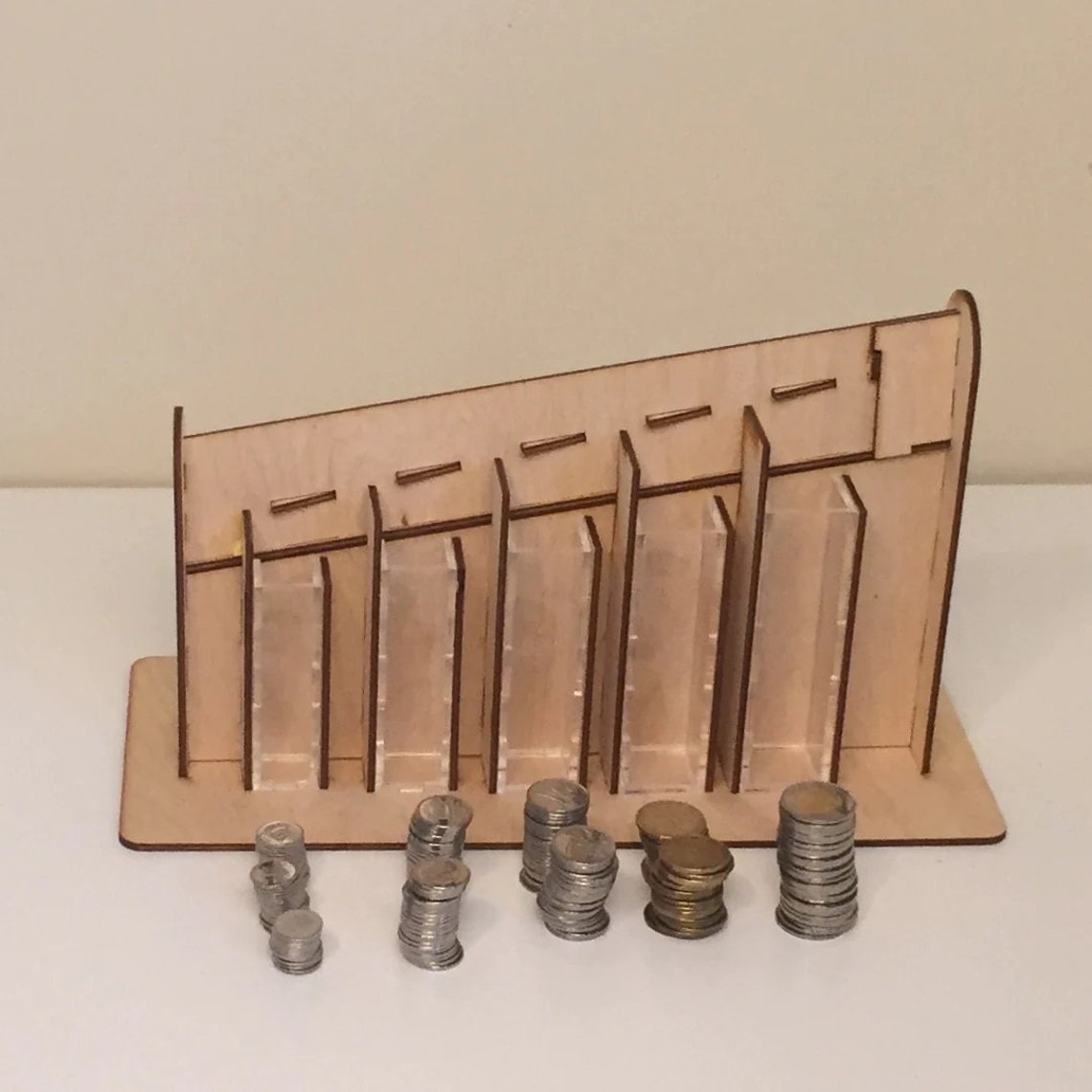Laser Cut Canadian Coin Sorter DXF File - Etsy