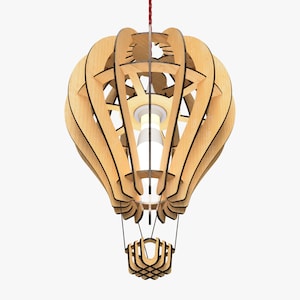 Laser Cut Ballon-Deckenlampe 4.02, 4.10 mm SVG, CDR-Datei