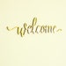 Laser Cut Welcome Script Word CDR, DXF, SVG, Ai, Pdf - Etsy