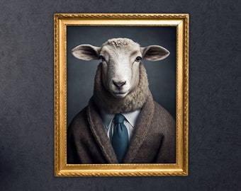 Funny Sheep Print - Etsy UK Funny Sheep Print - Etsy UK