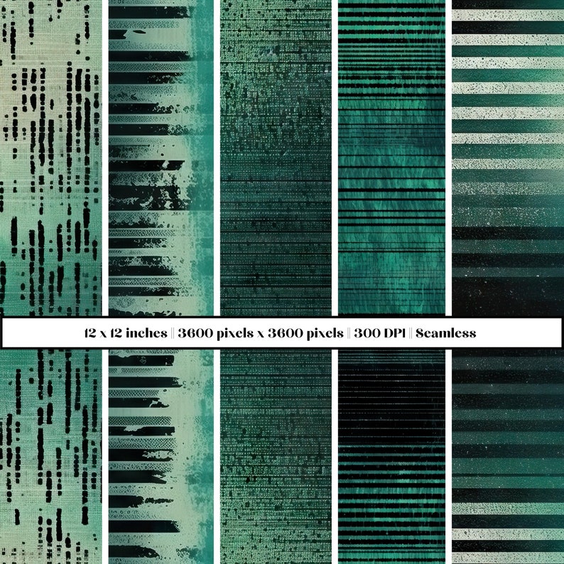 Digital Distortion Digital Paper Seamless Grunge Patterns - Etsy