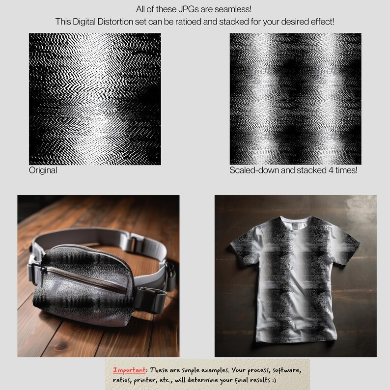 Digital Distortion Digital Paper Seamless Grunge Patterns - Etsy