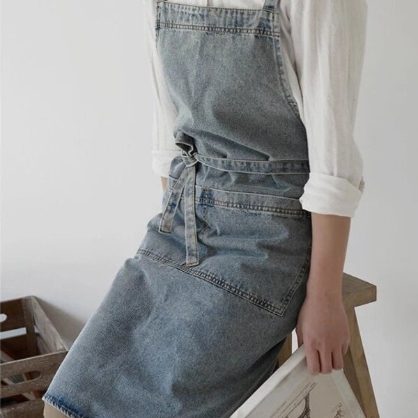 Denim Apron - Etsy