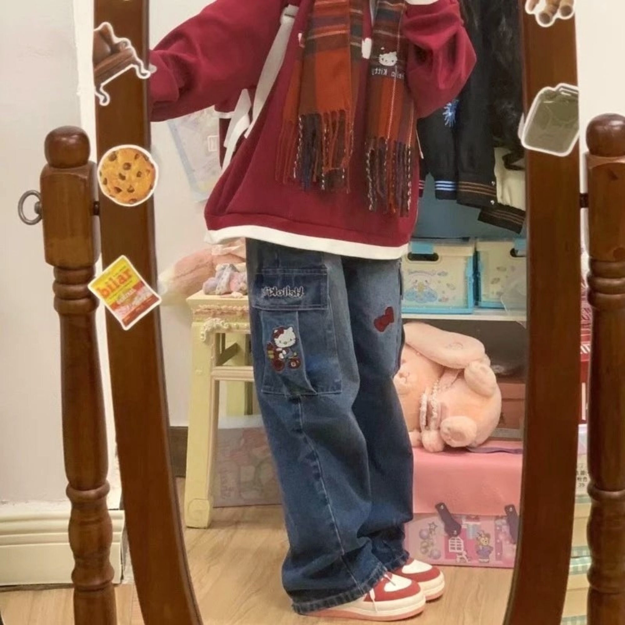 情熱セール 00's studs punk denim custom pants agapeeurope.org