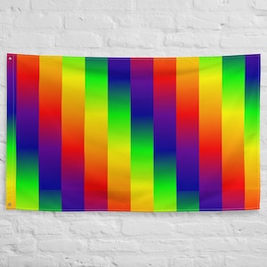 Gay Pride LGBTQ+ Pride Flag, Cool Pride Banner, Modern Rainbow Flag, Pride Accessories, Festival Flag, Pride Parade, Love Flag,