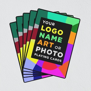 Carte da gioco personalizzate stampate, carte da gioco con foto personalizzate, carte da gioco con foto, regalo di Natale con foto personalizzato, regalo fotografico