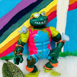 1990 TMNT Sewer Surfin Michaelangelo Mike Figure Teenage Mutant Ninja Turtles