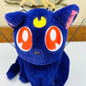 Gato de peluche de Sailor Moon de Irwin, Luna, 1996 - Peluche