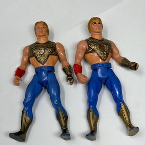 Pair of She-ra Princess of Power Bow action figure vintage Mattel 1980&#39;s vintage