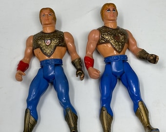 Vintage 1980s She-Ra Bow Action Figure Pair - Mattel Princess of Power