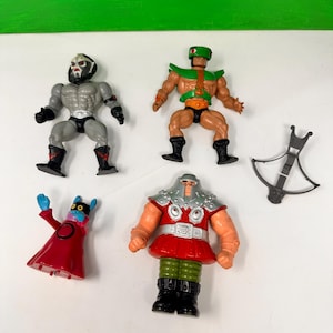 Vintage set of He-Man figures - 4 in total - Great shape, as pictured - 1980s action figures - Masters of the Universe - MOTU