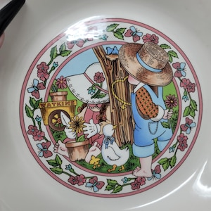 Vintage Country Kids Watkins Pie Plate Collectors Piece