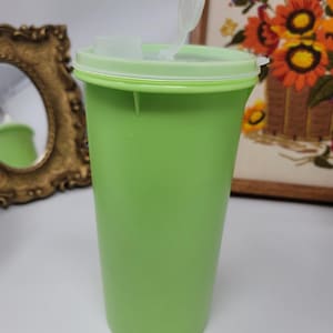 Vintage Green Tupperware Cannister