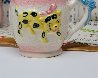 Vintage Leopard Teacup