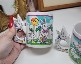 Vintage Easter Mugs