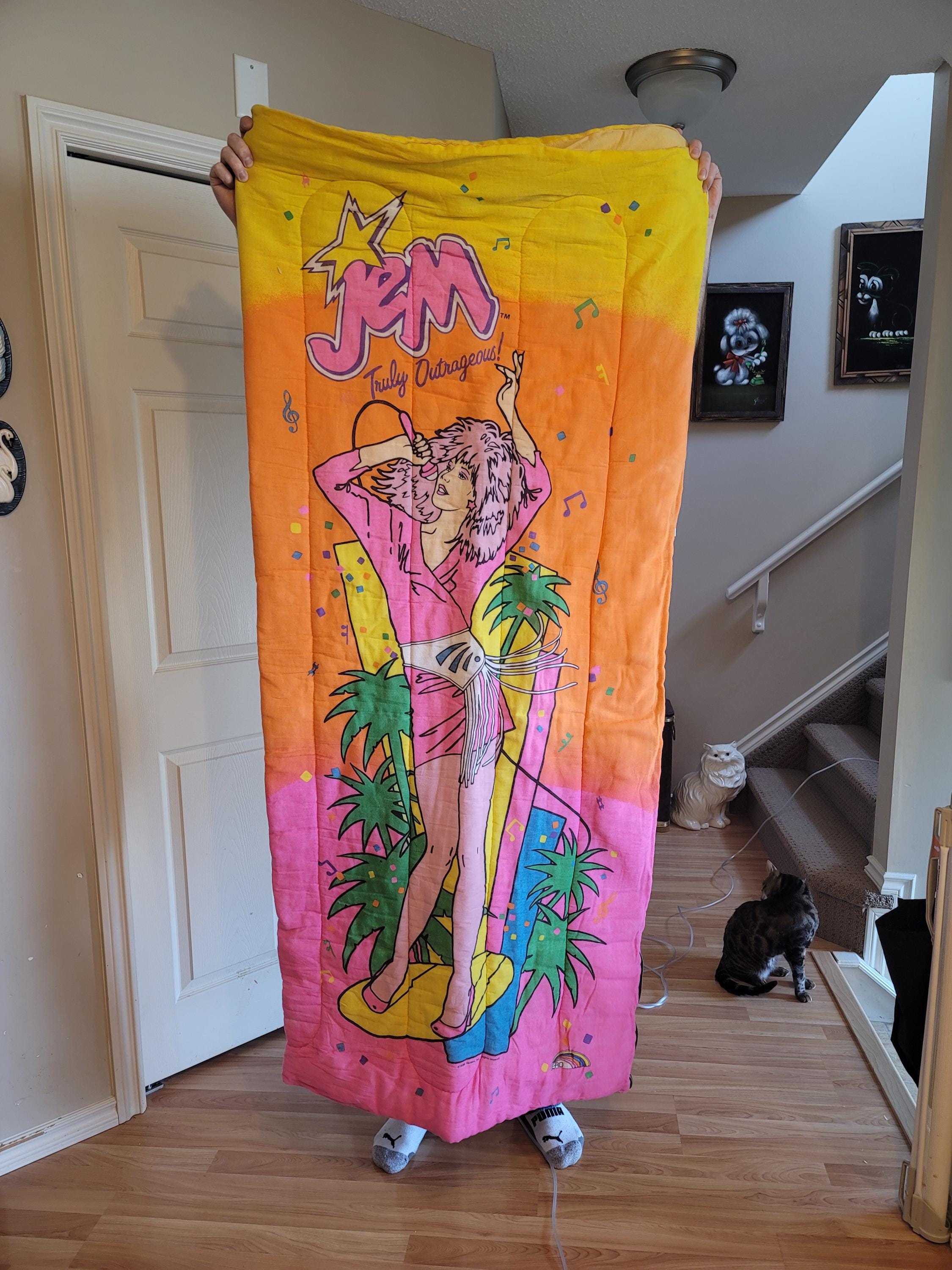 Vintage '80s Jem Children's Sleeping Bag. VERY RARE & in MINT