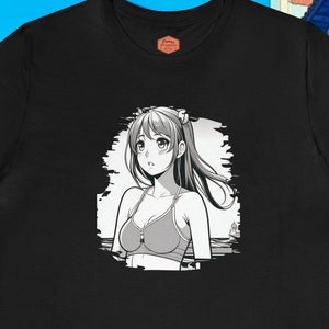 Anime Shirt,Ramen Shirt,Just a Girl Shirt,Oversize Anime Shirt,Anime Merch,Anime Sweatshirt,Goth Shirt, Anime Lover,Waifu Shirt,Hentai Shirt