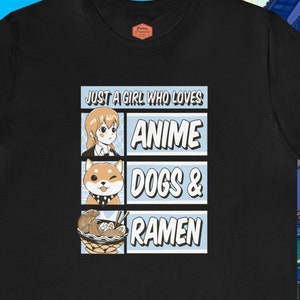 Anime Shirt,Ramen Shirt,Just a Girl Shirt,Oversize Anime Shirt,Anime Merch,Anime Sweatshirt,Goth Shirt, Anime Lover,Waifu Shirt,Hentai Shirt