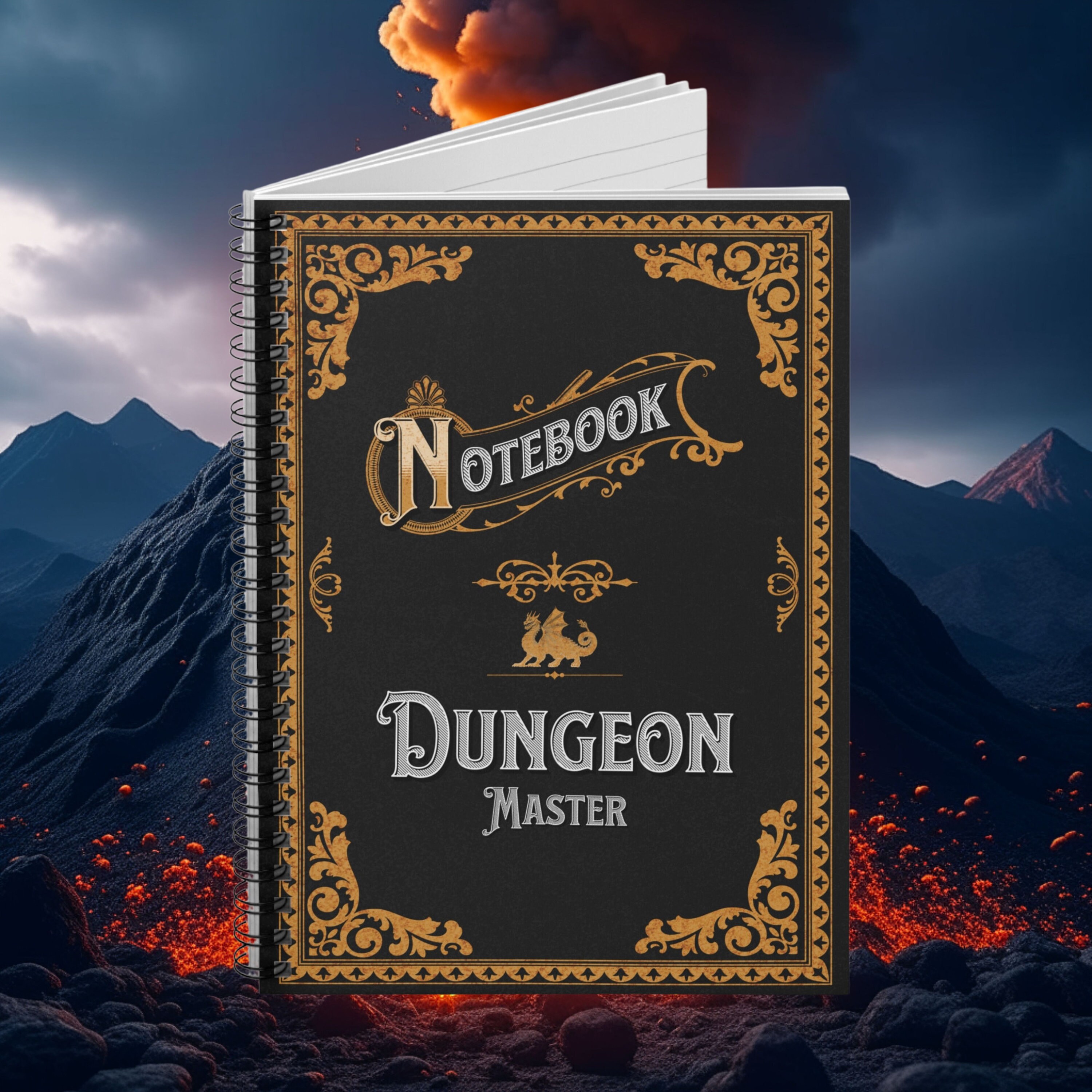 Dnd Journal, Dungeon Master Spiral Notebook - Ruled Line, Dnd ...